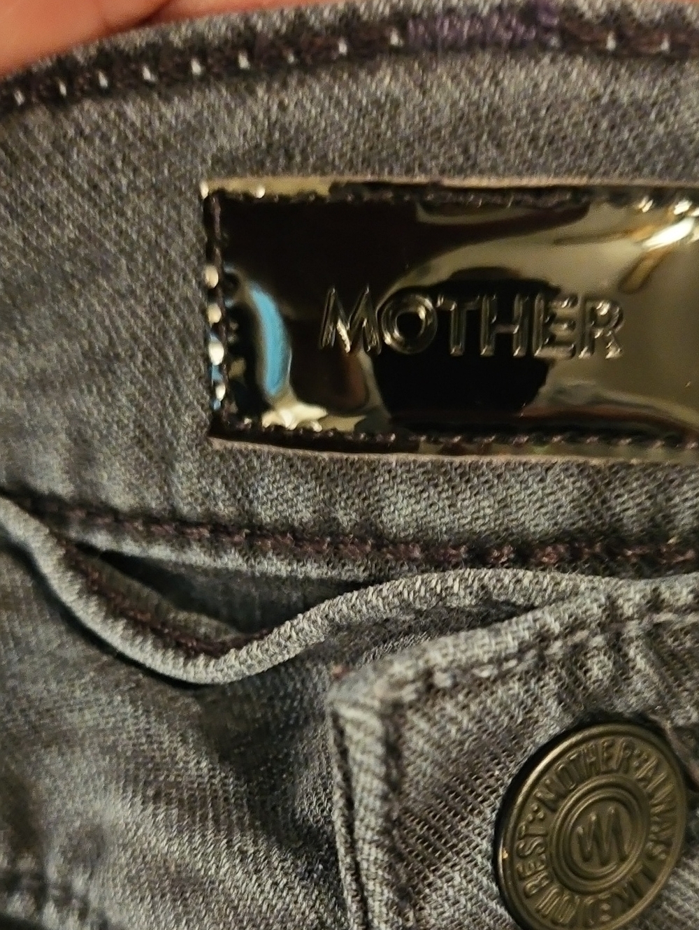 MOTHER 'The Weekender' Chalk It Up Bootcut- Size 24 - Picture 7 of 9
